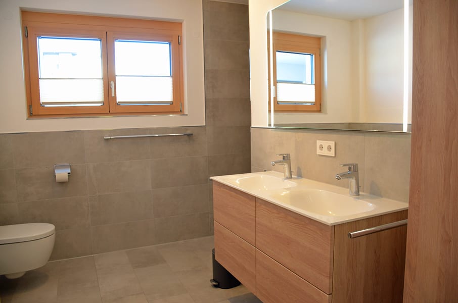 Ferienwohnung Alpenliebe - Badezimmer