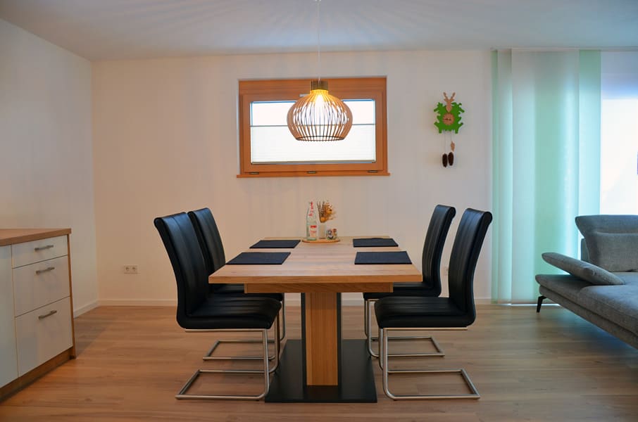 Ferienwohnung Alpenliebe - Essbereich