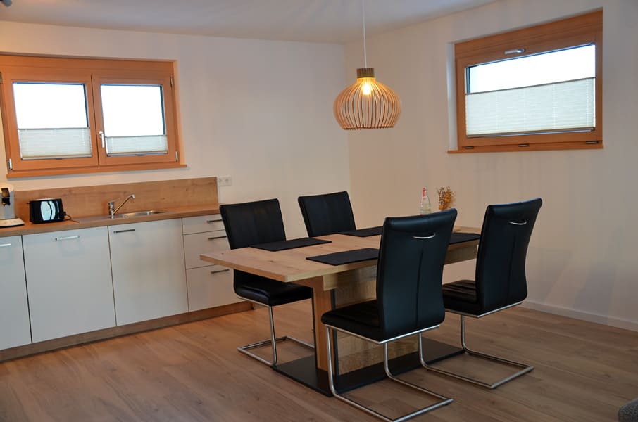 Ferienwohnung Alpenliebe - Essbereich