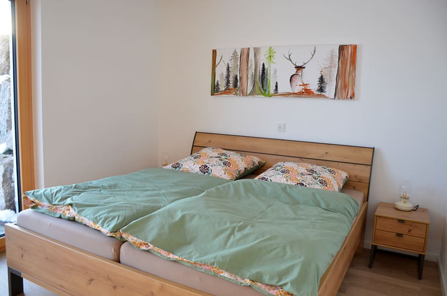 Ferienwohnung Alpenliebe - Schlafzimmer